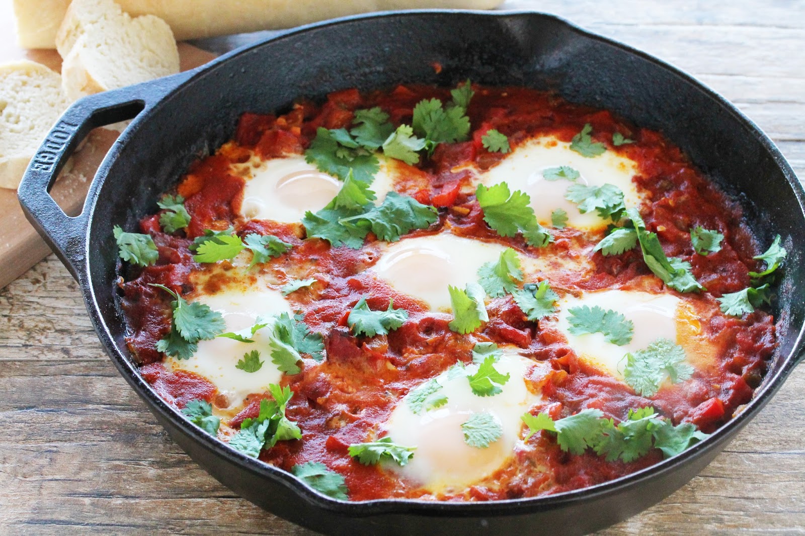 Israeli Shakshuka Eggs In A Spicy Tomato Stew