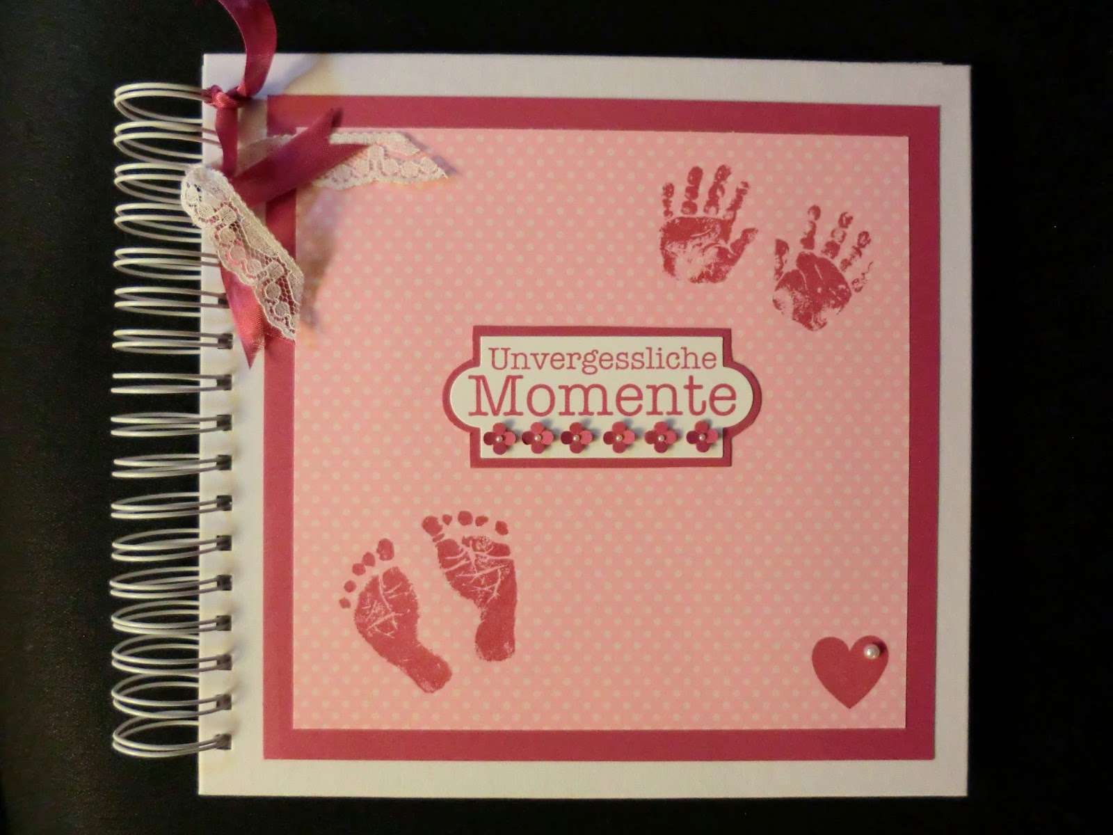 Sconebeker Stempelscheune Selbst Gestaltetes Fotoalbum Zur Geburt Eines Madchens