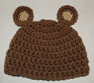 Newborn bear hat