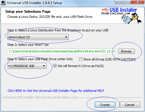 Thumb drive as page file
