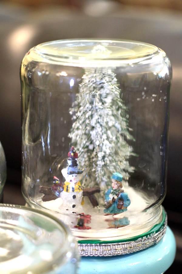 DIY snow globes