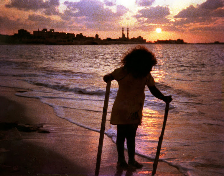 Bedouin Girl Playing with Sticks