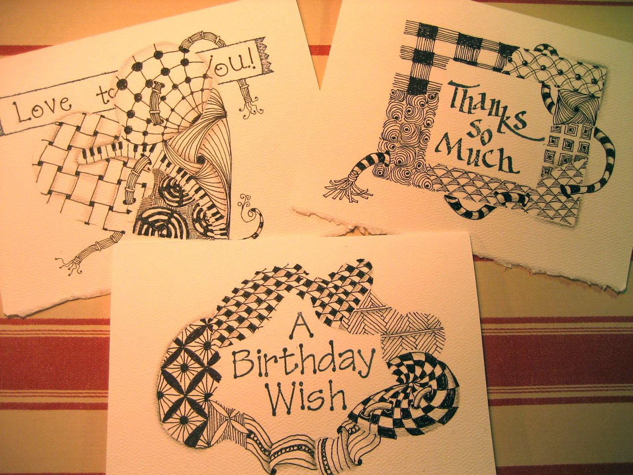 Zentangle Card Ideas on Pinterest Zentangle, Happy Birthday Greetings