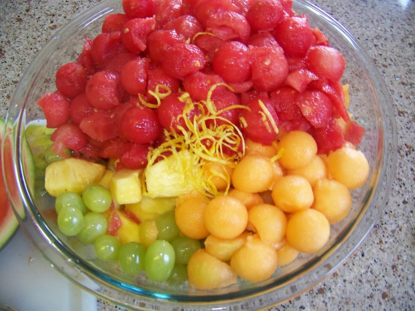 Kitchen Simmer Fruit Salad in Watermelon Bowl