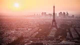 Paris Cityscape Eiffel Tower Sunset Awesome Photography HD Wallpaper