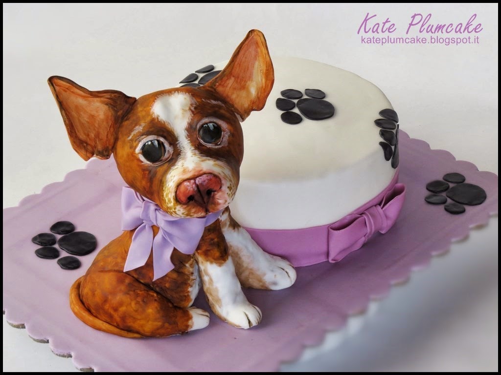 Torta con cane Lapo - Cake with dog called Lapo