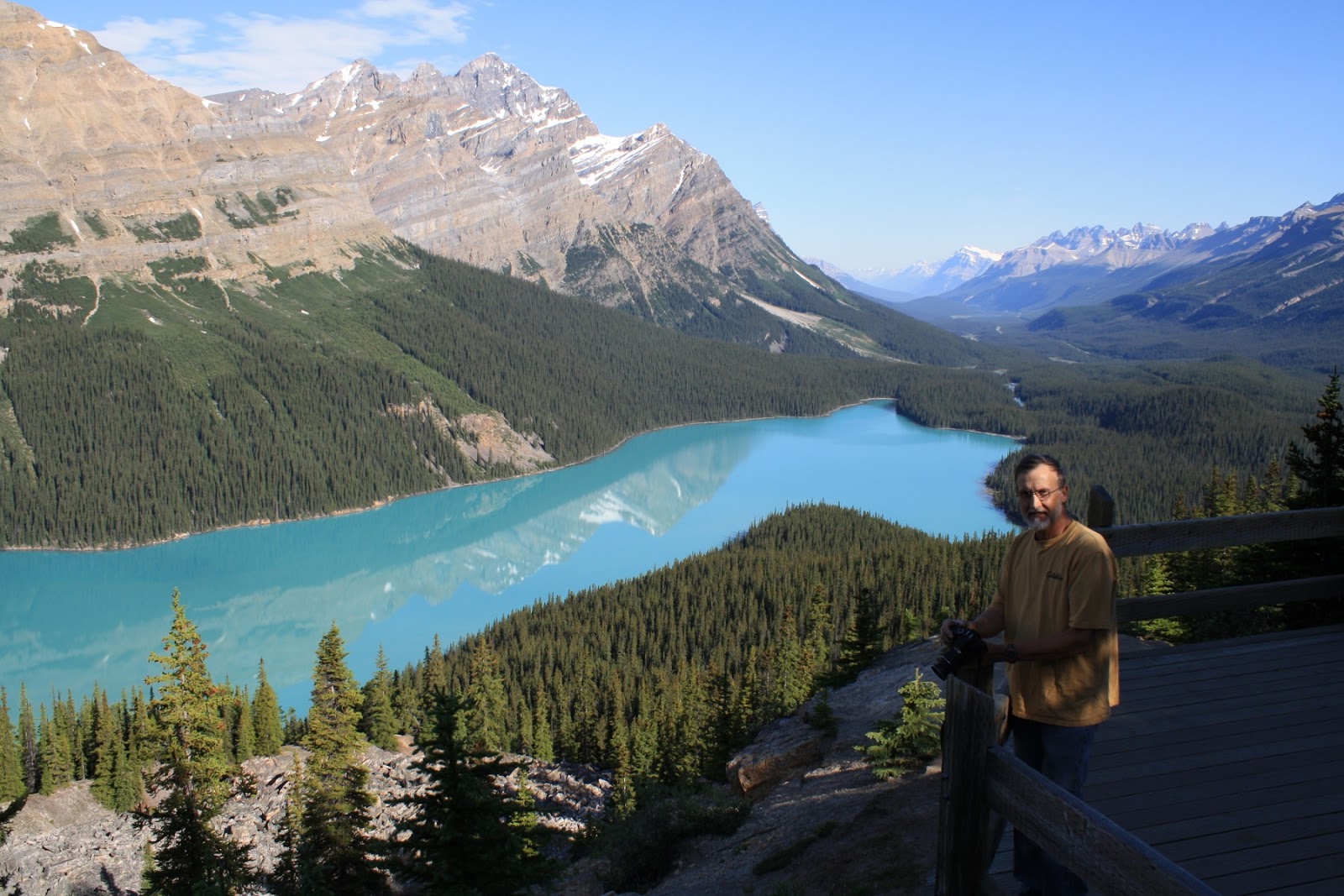 Living and Dyeing Under the Big Sky Hector Lake Overlook, Banff