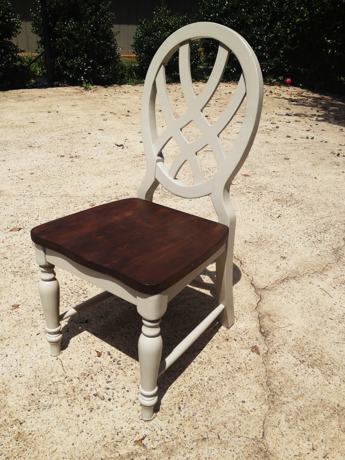 Long and Found DIY Garage Sale Chairs Update
