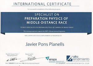 INTERNATIONAL CERTIFICATE SPECIALIST ON PREPARATION PHYSICS OF MIDDLE DISTANCE RACE