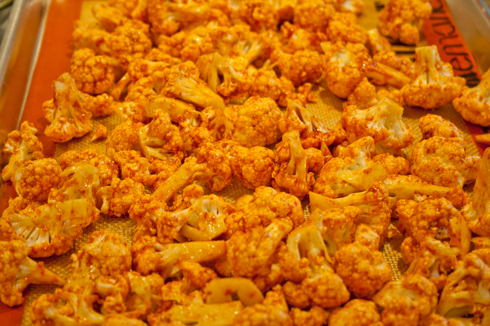 SPICE ISLAND VEGAN Smokey Roasted Buffalo Cauliflower