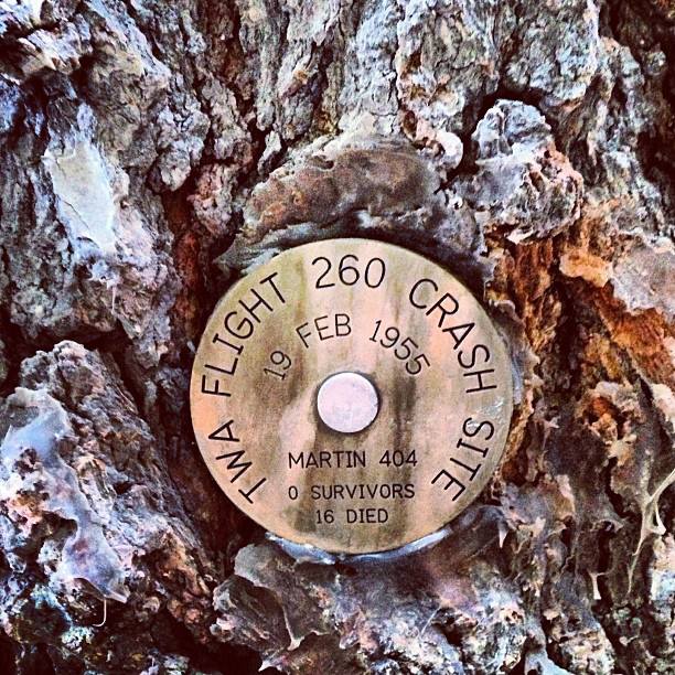 lizrunaroundaroundaround TWA crash site in the Sandia Mountains
