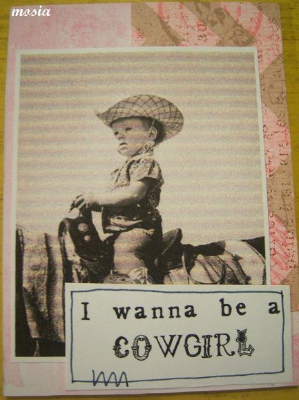 I wanna be a cowgirl, czyli mój pierwszy ATCiak