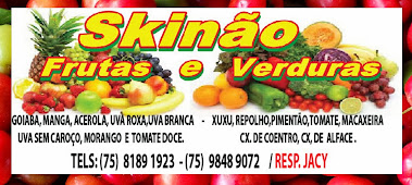 SKINÃO DAS FRUTAS E VERDURAS