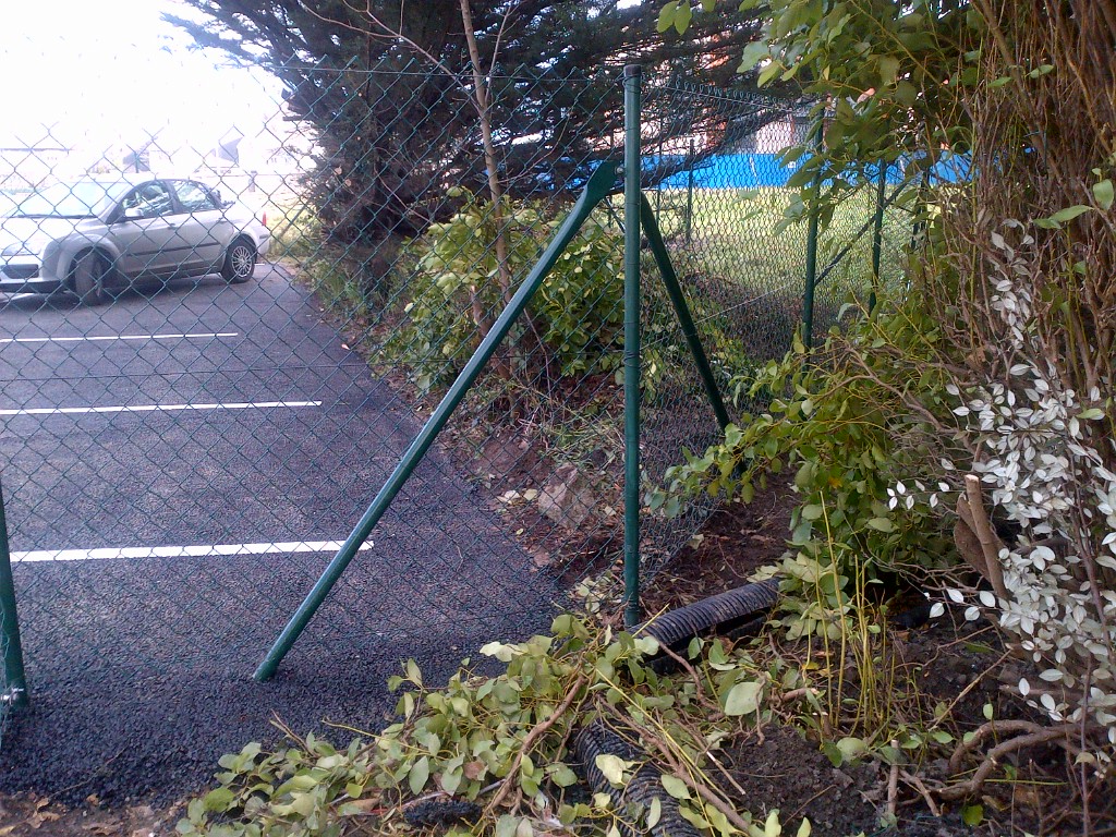 Capital Fencing Chainlink fence project