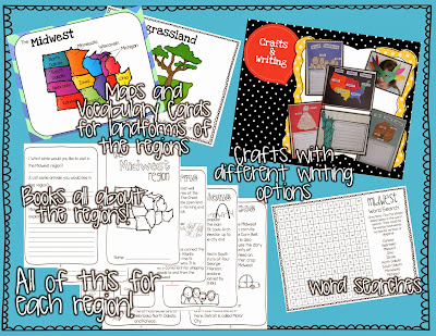 http://www.teacherspayteachers.com/Product/United-States-Regions-Fun-activities-for-teaching-about-US-Regions-607587