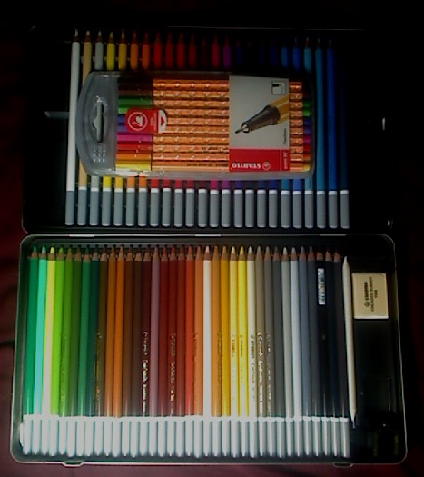 Rob's Art Supply Reviews: CarbOthello Pastel Pencils