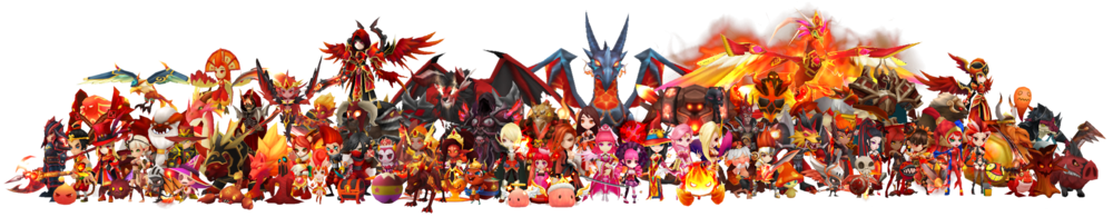 fire monsters summoners war