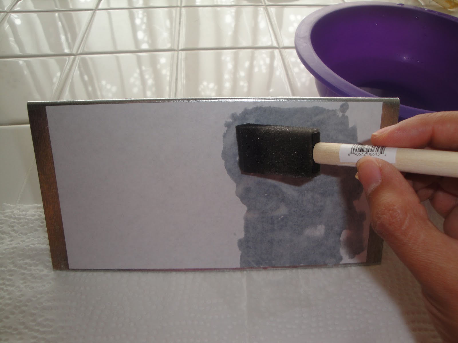 Purple Frogz DIYs DIY Transfer an image to metal