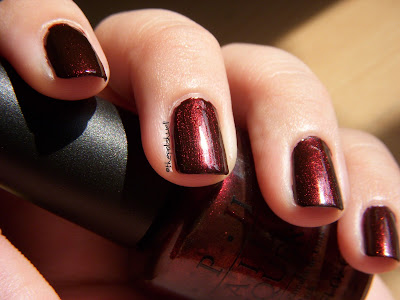 OPI Royal Rajah Ruby swatch