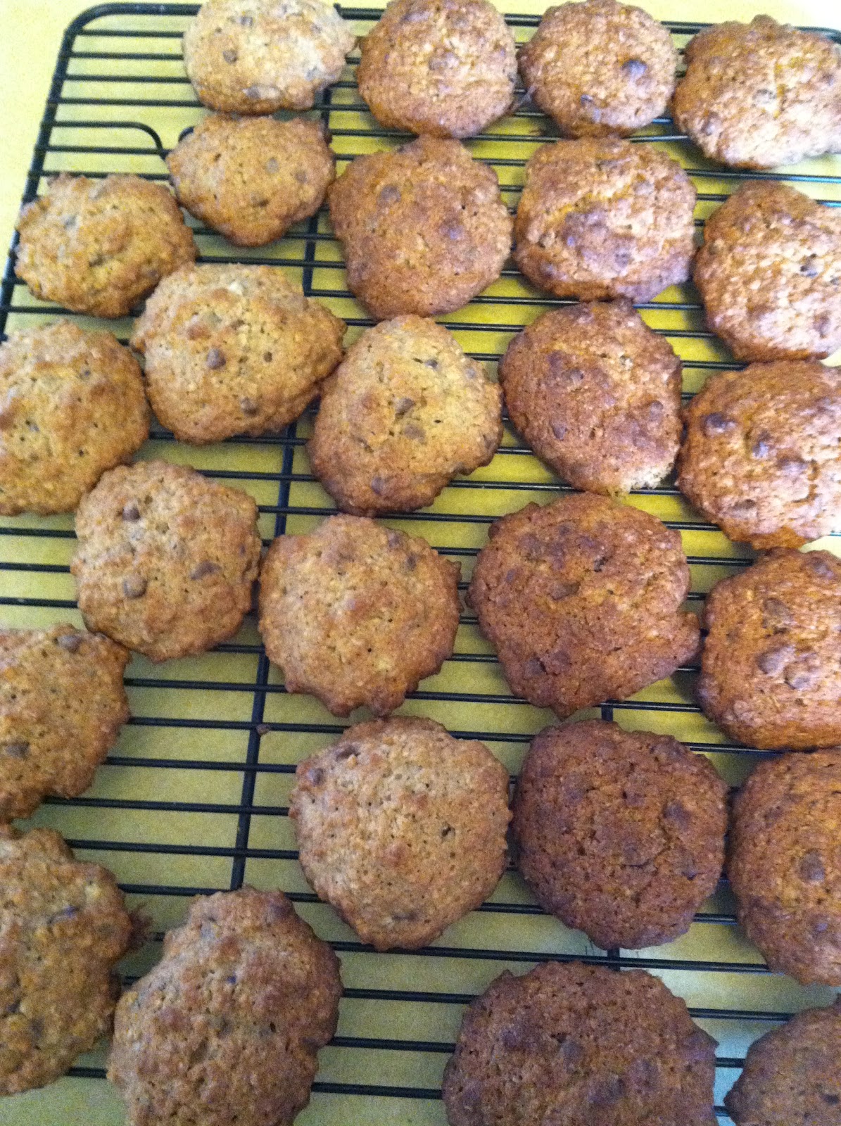 The Cookie Monster Banana Oatmeal Chocolate Chip Cookies