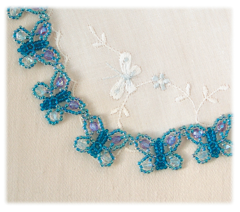 Bead Patterns and Ideas The original Butterfly necklace tutorial by
