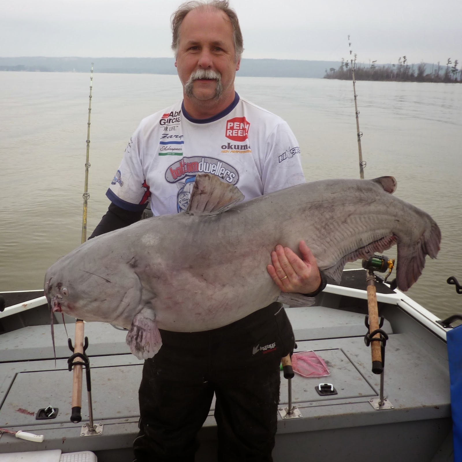Fishing with Gary Turner Gary Turner with a 65 Blue Catfish