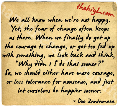 The Courage to Change