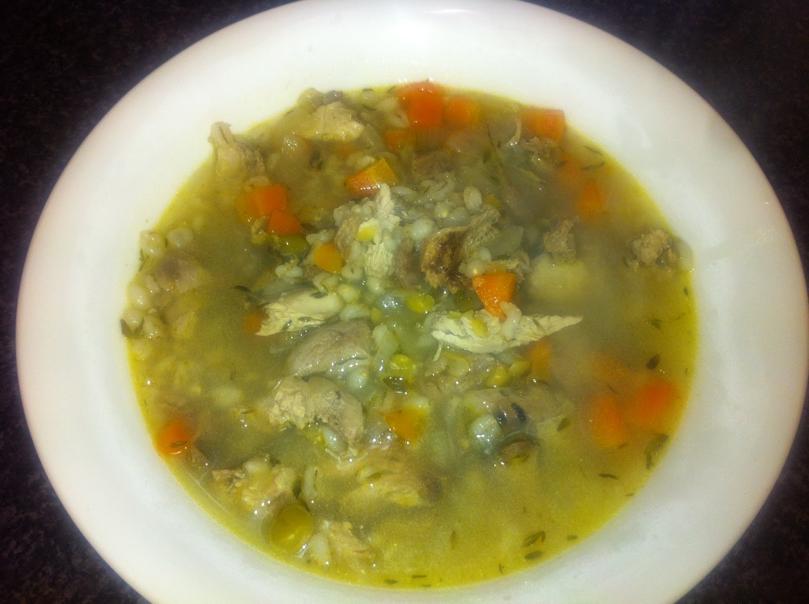 The lone gourmet Game soup