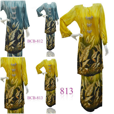 BAJU KURUNG PAHANG BATIK CREEPE DIGITAL - BATU