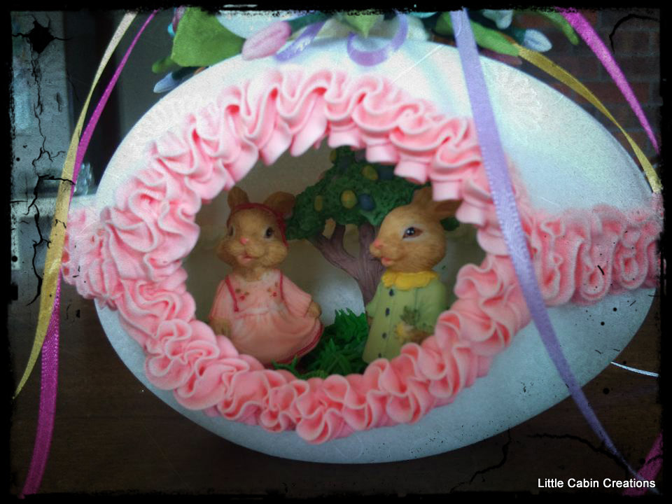 "MAKE DO DOLLS" Old Fashioned Sugar Panoramic Eggs