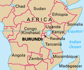 Going to Burundi!