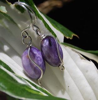 Charoite Earrings