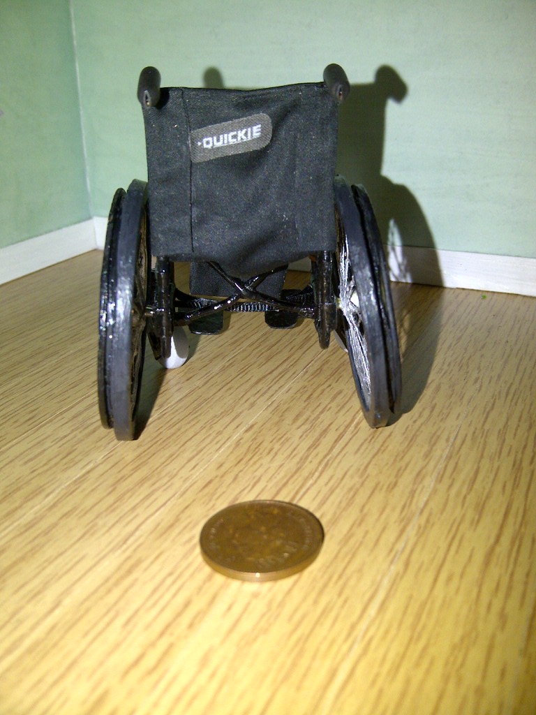 Teeny Tiny Things Miniature 1/12th Scale Wheelchair