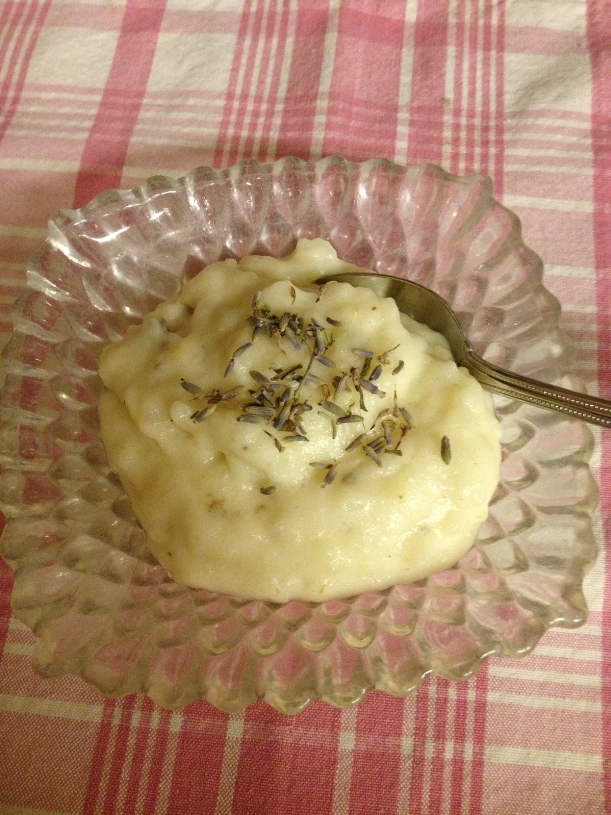 Sunshine Lavender Farm Garlic Mashed Potatoes with Lavender