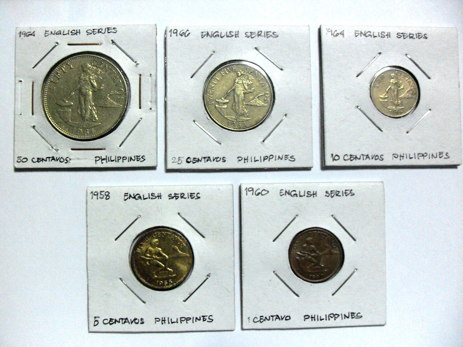 The cH0+!c Yesterday Coin Collection Philippines English Series Coins