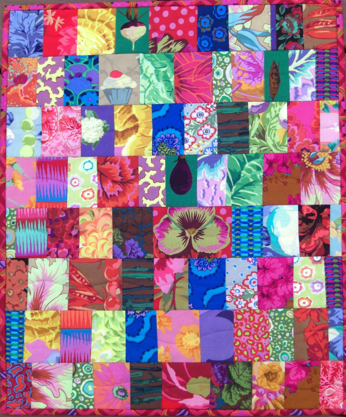 Karen Griska Quilts Collage Doll Quilt