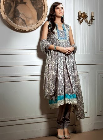 gul ahmed frock design