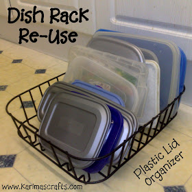 dish rack organizer upcycle muslim blog