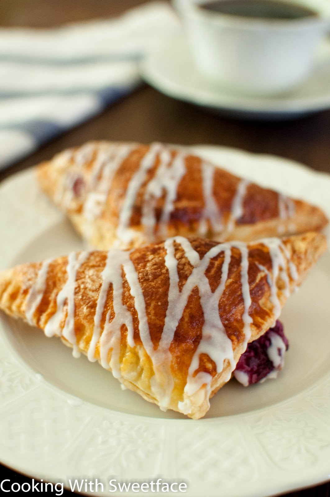 CookingwithSweetface Blackberry Cream Cheese Danish
