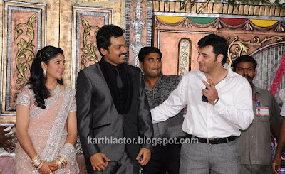 Actor Karthi Wedding Reception Photos
