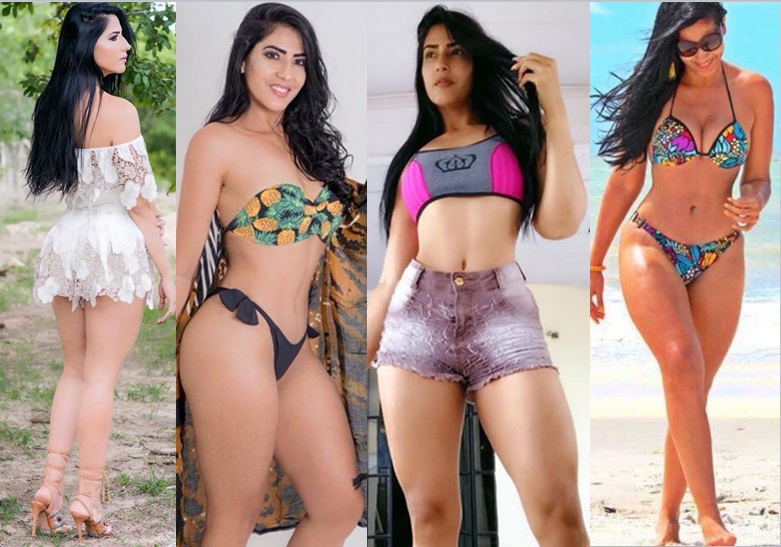 Modelo pernambucana sensualiza em ensaio, mostra que está em boa forma e leva internautas à loucura