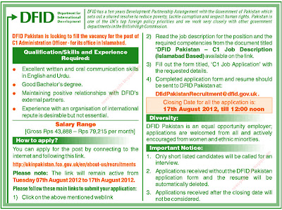 DFID Pakistan 