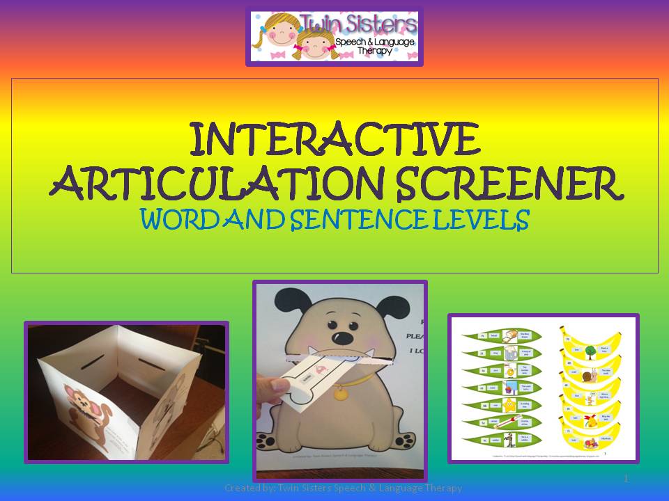 Twin Speech, Language & Literacy LLC GIVEAWAY of our Interactive