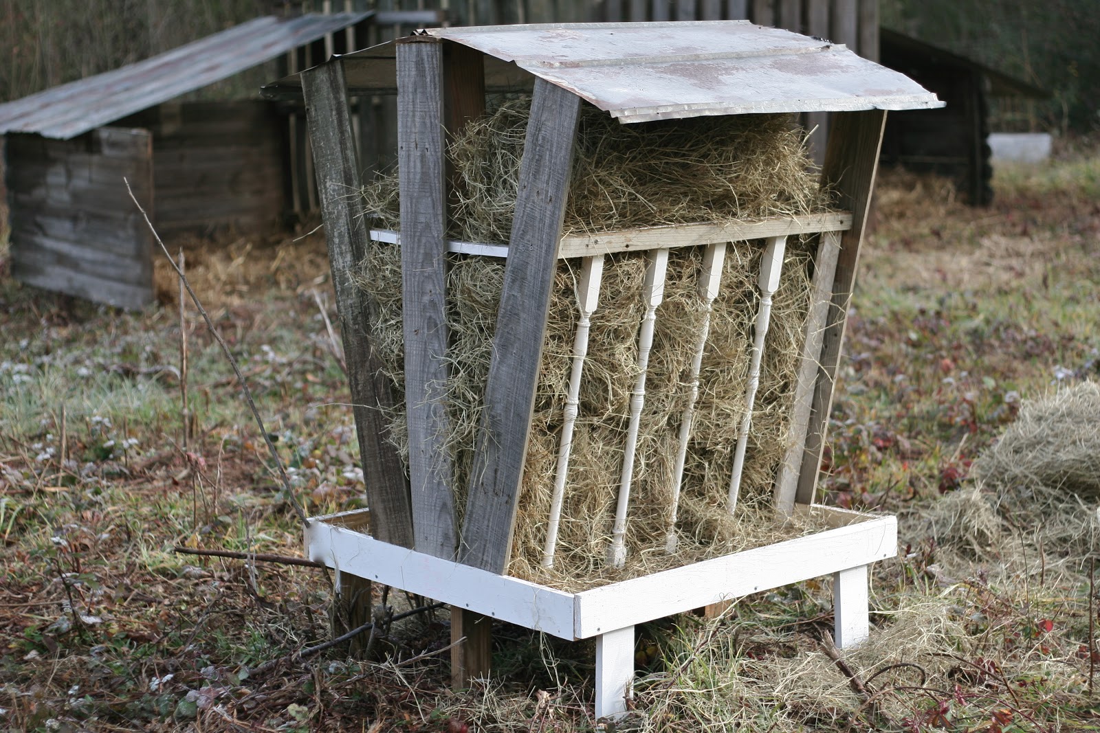 Goat Hay Feeder
