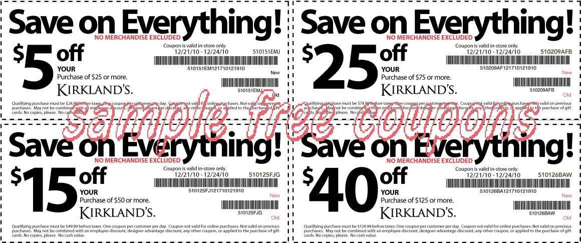 Kirkland coupons december 2018