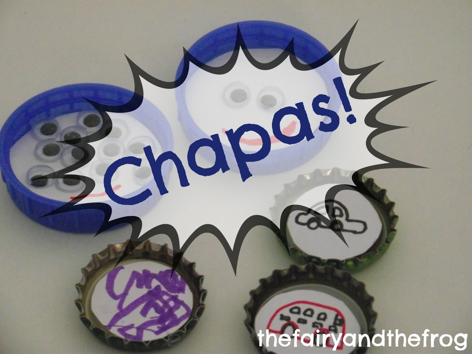 The fairy and the frog Chapas Spanish marbles