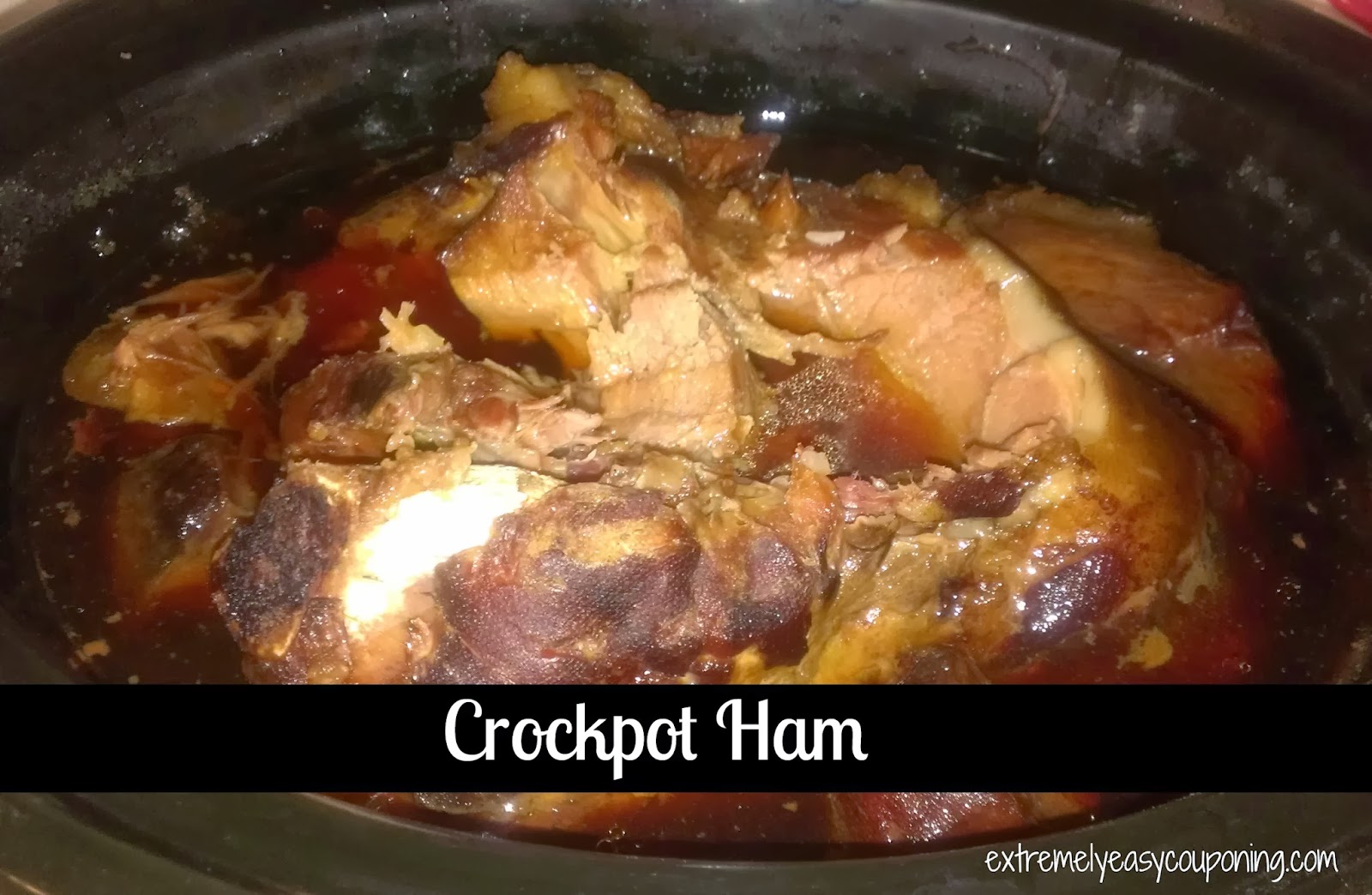 Extremely Easy Couponing Crockpot Ham Recipe
