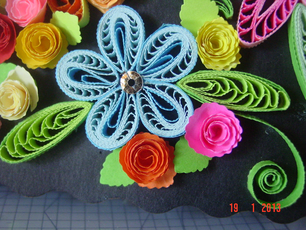 Faith's Quilling Wallhanging
