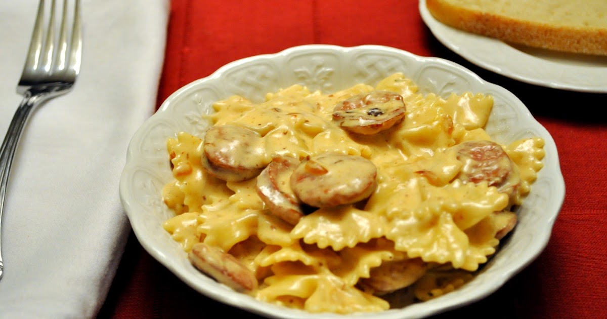 CookingwithSweetface Andouille Sausage Pasta