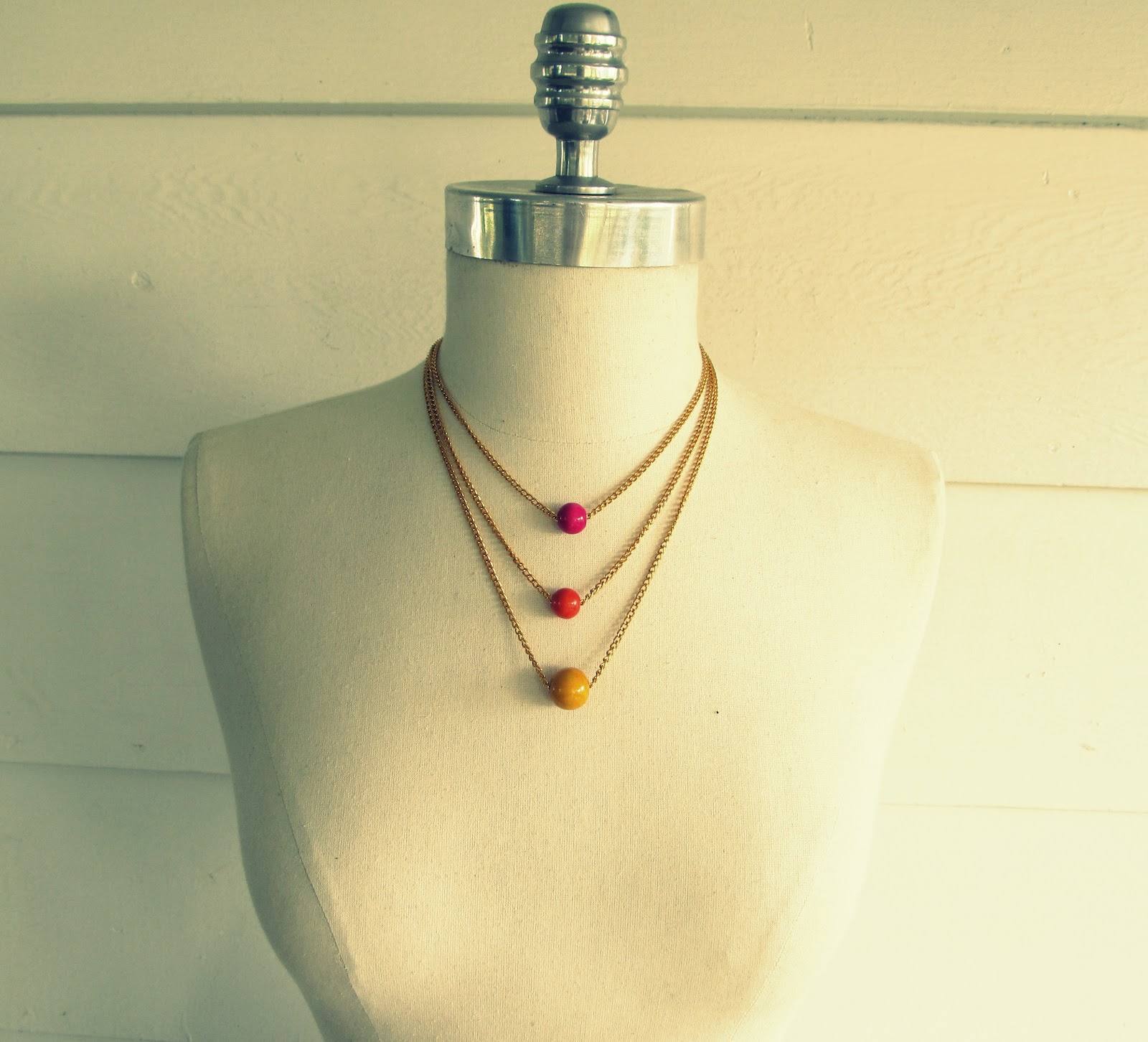 WobiSobi Bead and Chain Necklace, DIY